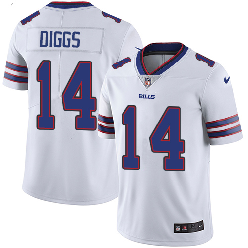 Nike Bills #14 Stefon Diggs White Youth Stitched NFL Vapor Untouchable Limited Jersey